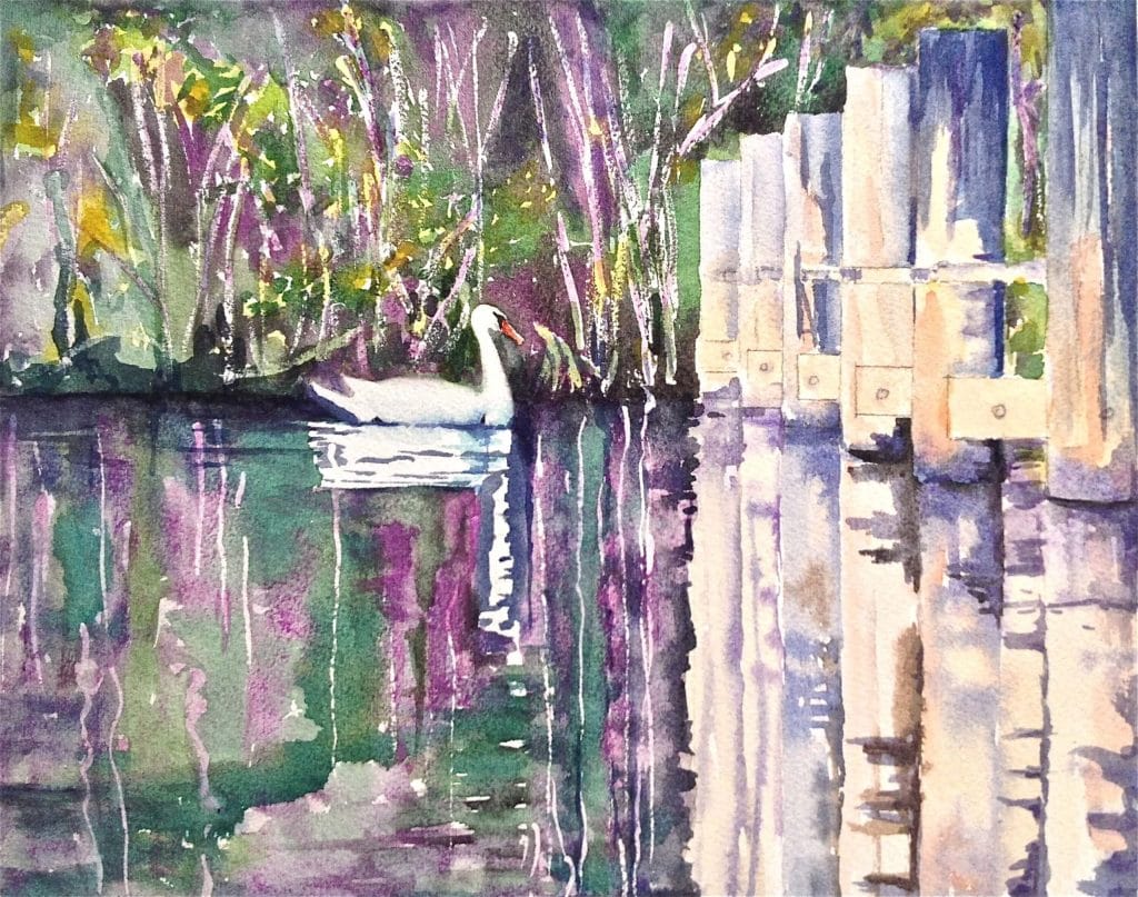 _Grace Reflections_ Tara Hamilton Watercolor 8_x10_ $300 - Tara Hamilton