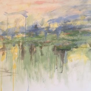 across the pond, John Pacheco, oil on canvas, 24x30, $900 - j_pacheco@mwcc.mass.edu