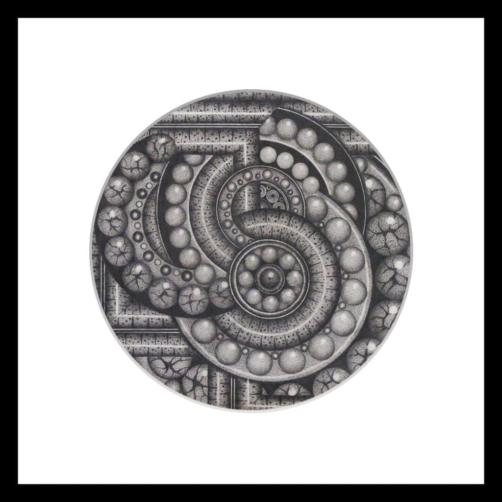 Around - Kuhn - Pencil - 18x18 - 600 - Guy Kuhn