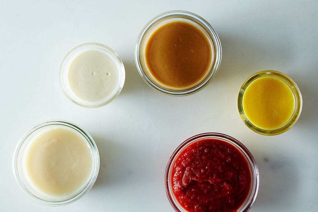 Five sauces called the Mother Sauces