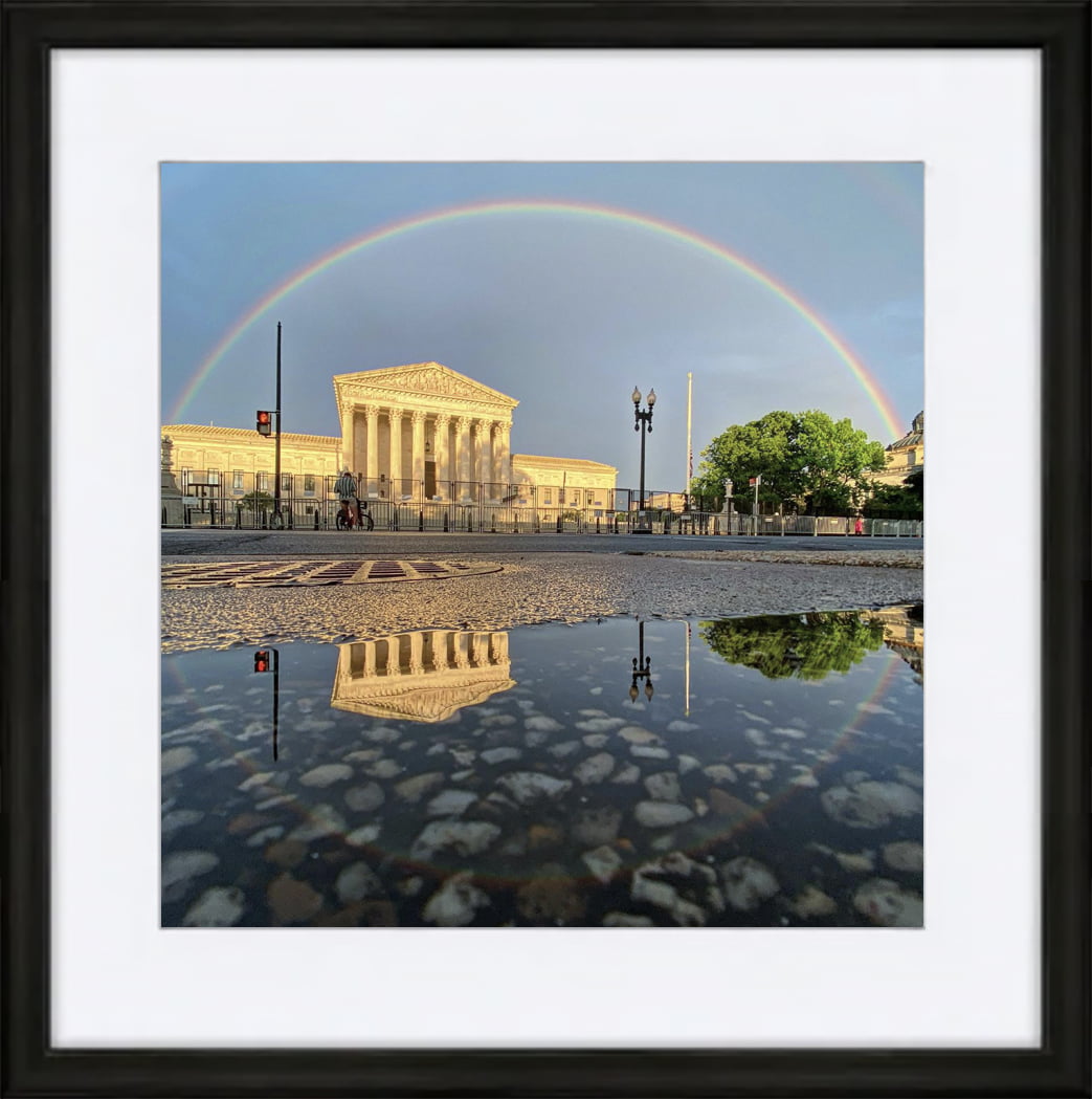 Supreme Court Rainbow Reflection 1