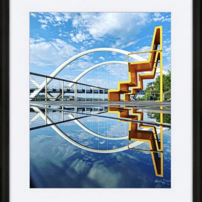 Frederick Douglass Bridge Reflection