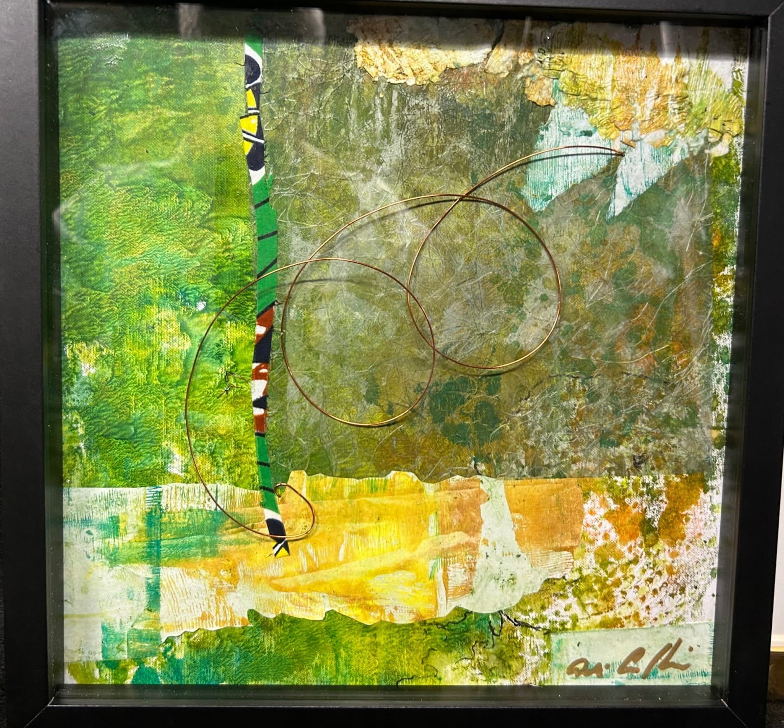 Andrea Cullins – Green abstract