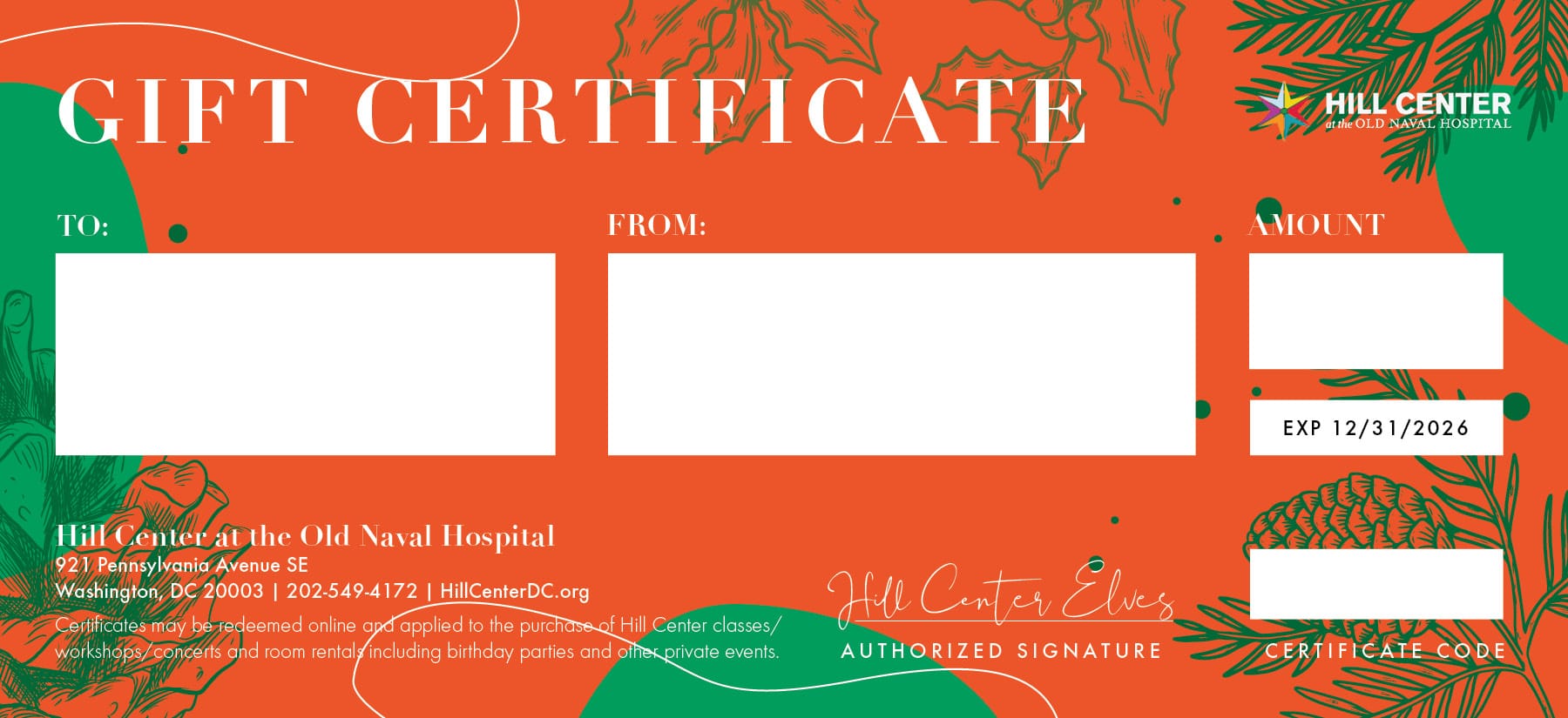 Gift Certificate