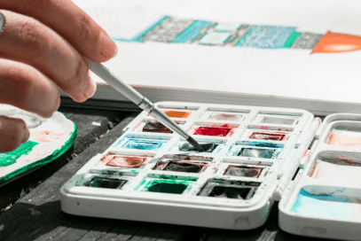Contemporary Watercolors Course with Christine Vineyard