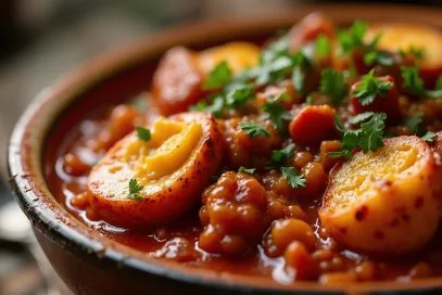 Marianne Tshihamba’s Silk Road Cooking Series: Ethiopian Doro Wat, Collard Greens and Red Lentil Stew