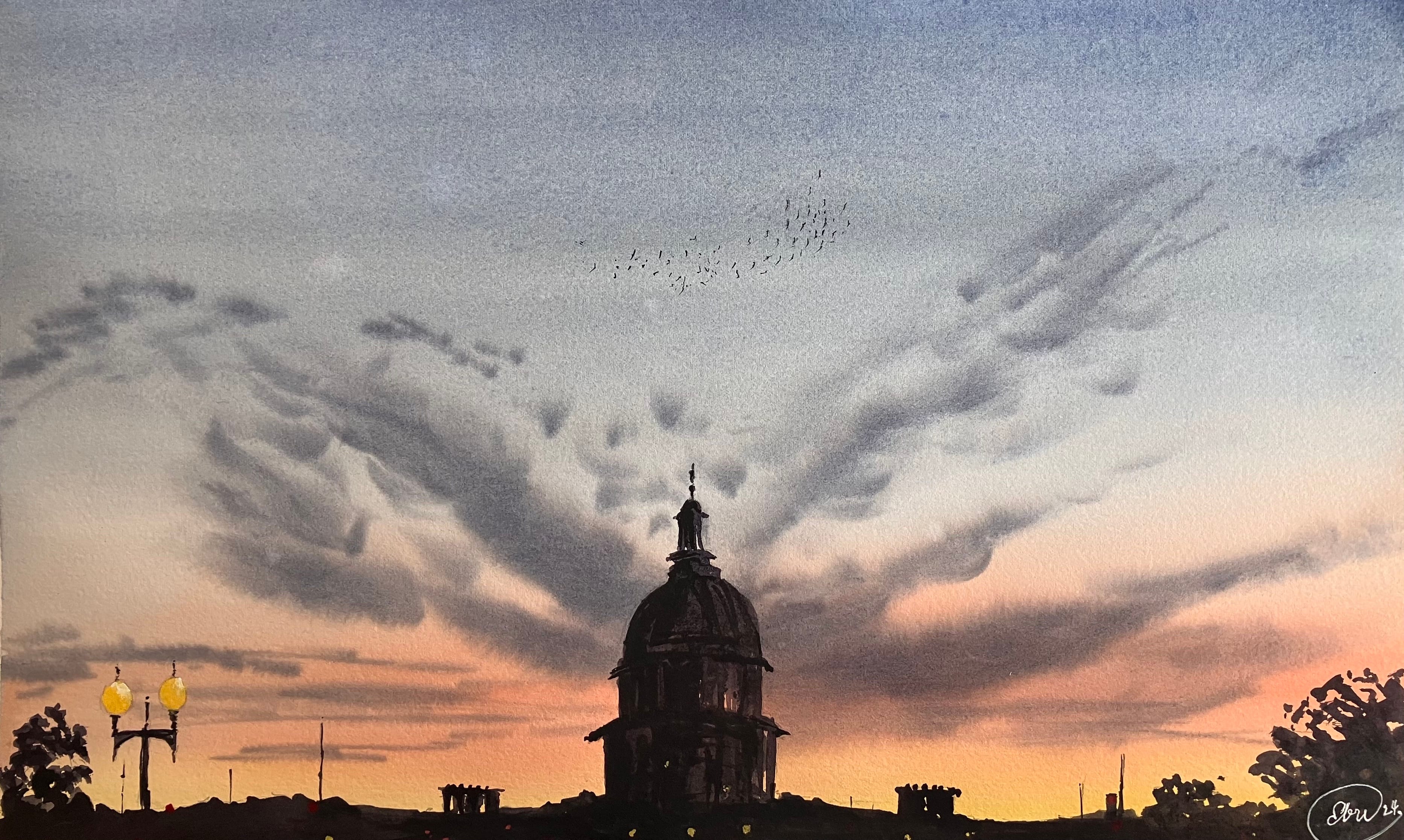 Ebru Karayigit – Sunset over the Capitol