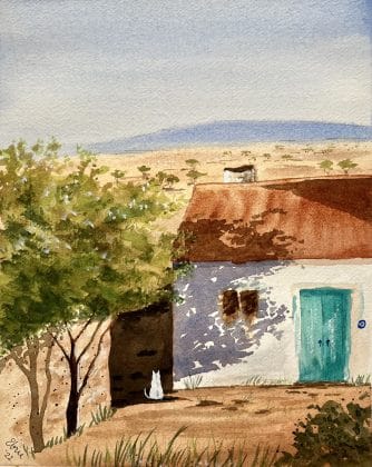 Ebru Karayigit - E_Karayigit_An_Aegean_village_2022