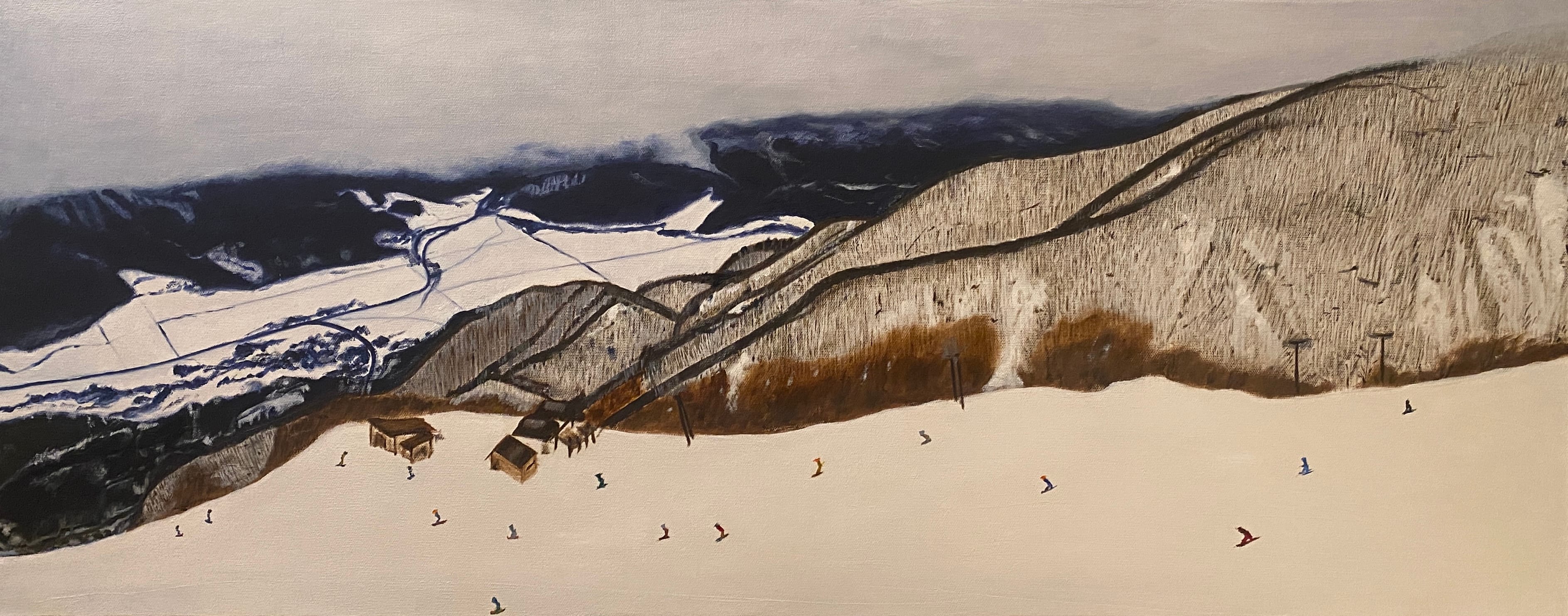 Luming Niu – An Unfolding Landscape of Indigo and Snow