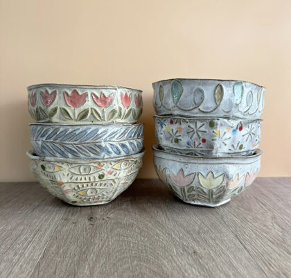 dessert bowls Jennifer Allen