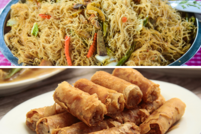 Pansit Bihon Lumpiang Shanghai